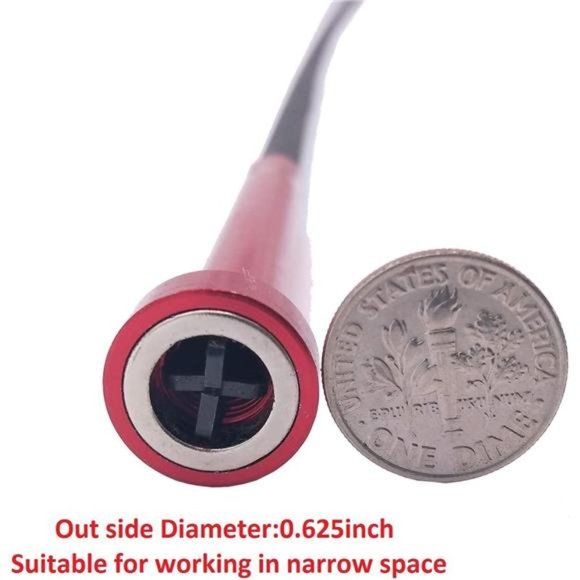 Flexible Claw Pickup Tool with Magnet, 28", 2-in-1 Magnetic Pickup Tool - Picture 5 of 5